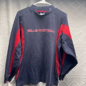 Vintage Reebok Buffalo Bills NFL Team Apparel Fleece Pullover Sweatshirt Mens L